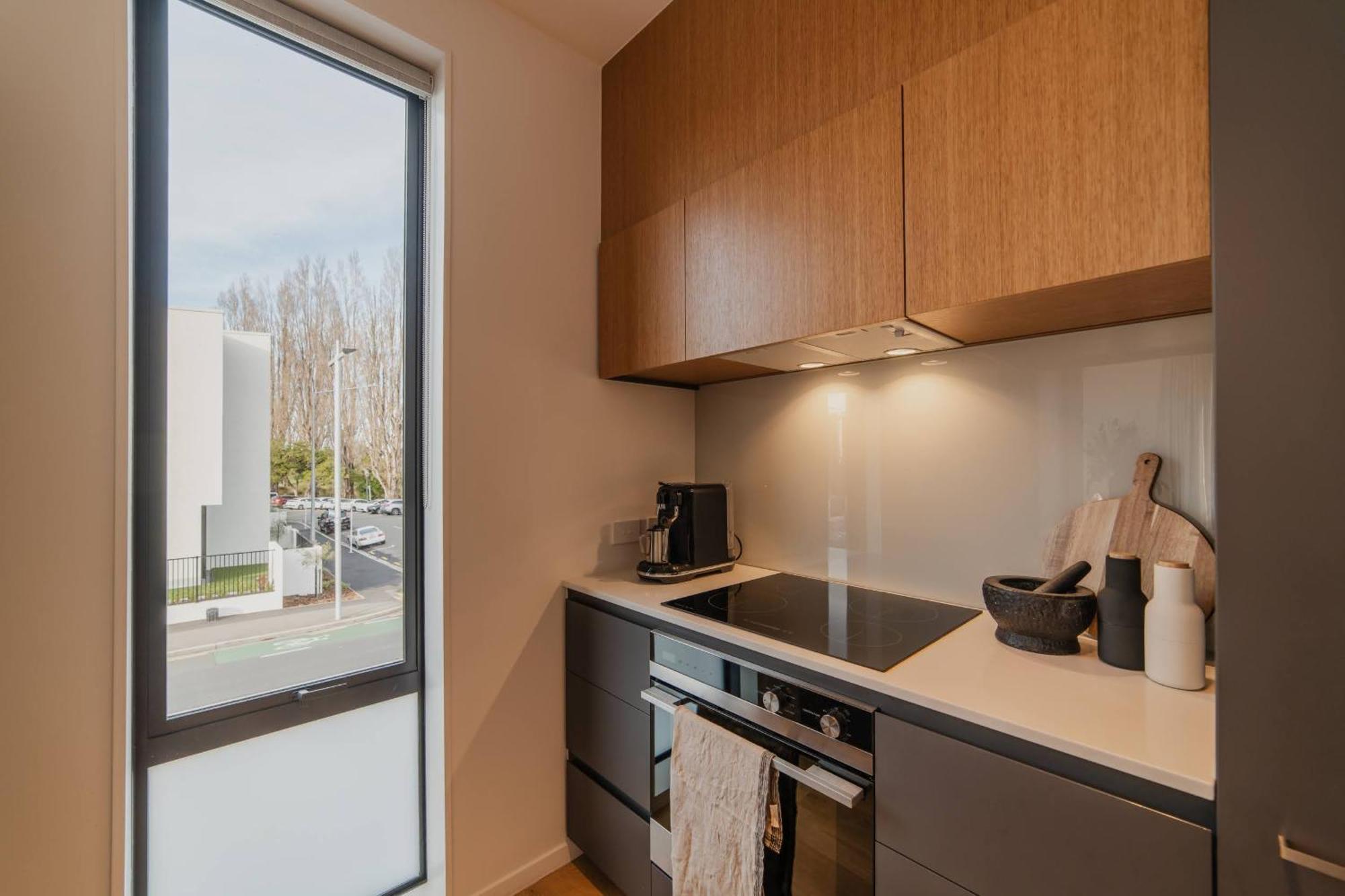 Villa Chic And Contemporary Living At Cambridge Terrace Christchurch Esterno foto