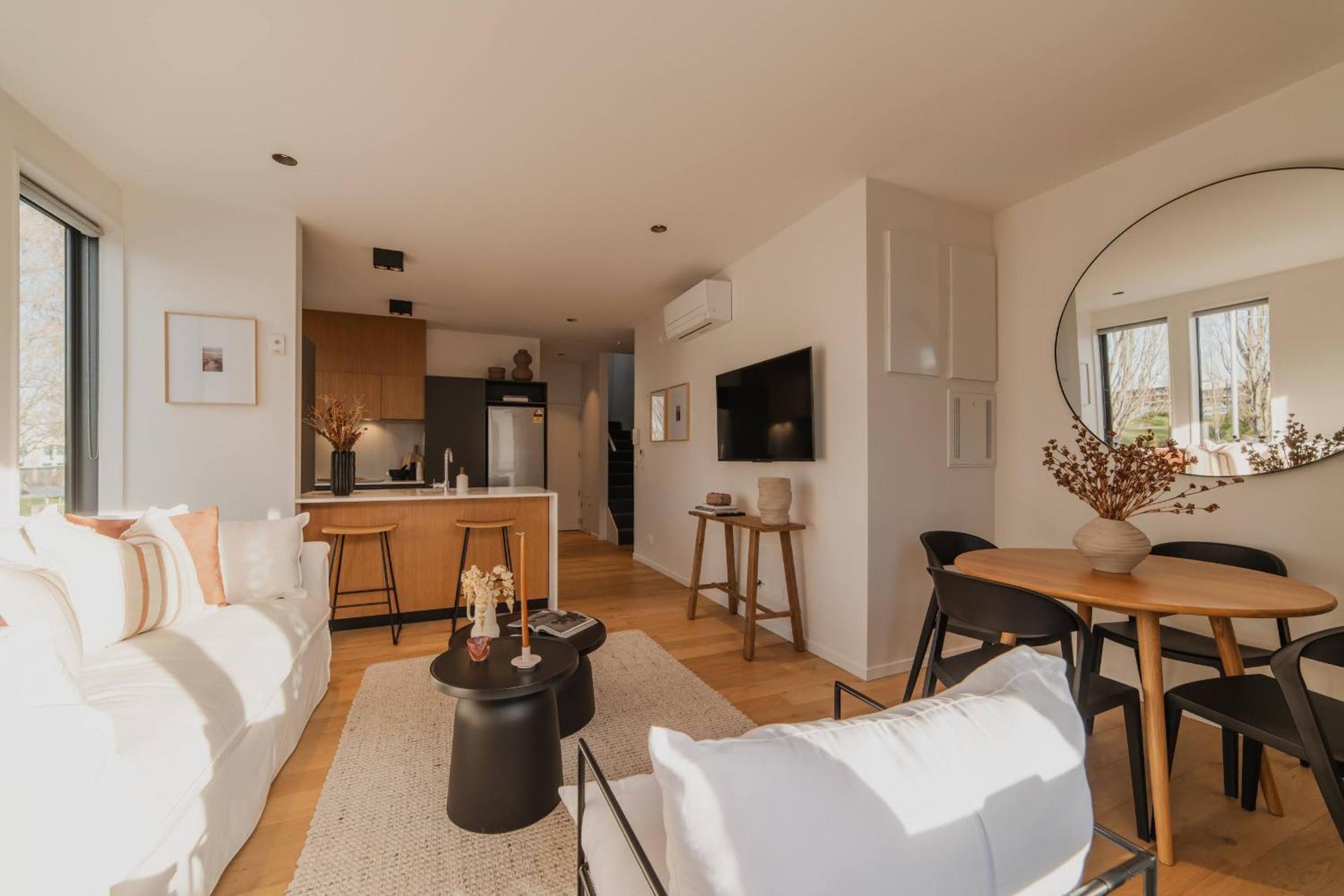 Villa Chic And Contemporary Living At Cambridge Terrace Christchurch Esterno foto