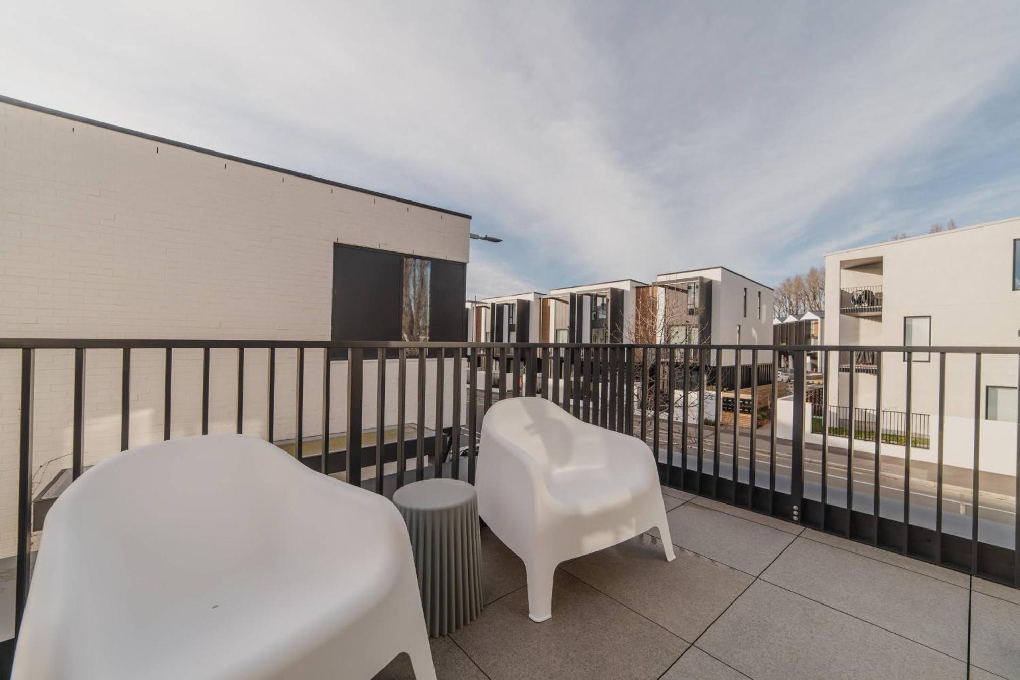 Villa Chic And Contemporary Living At Cambridge Terrace Christchurch Esterno foto