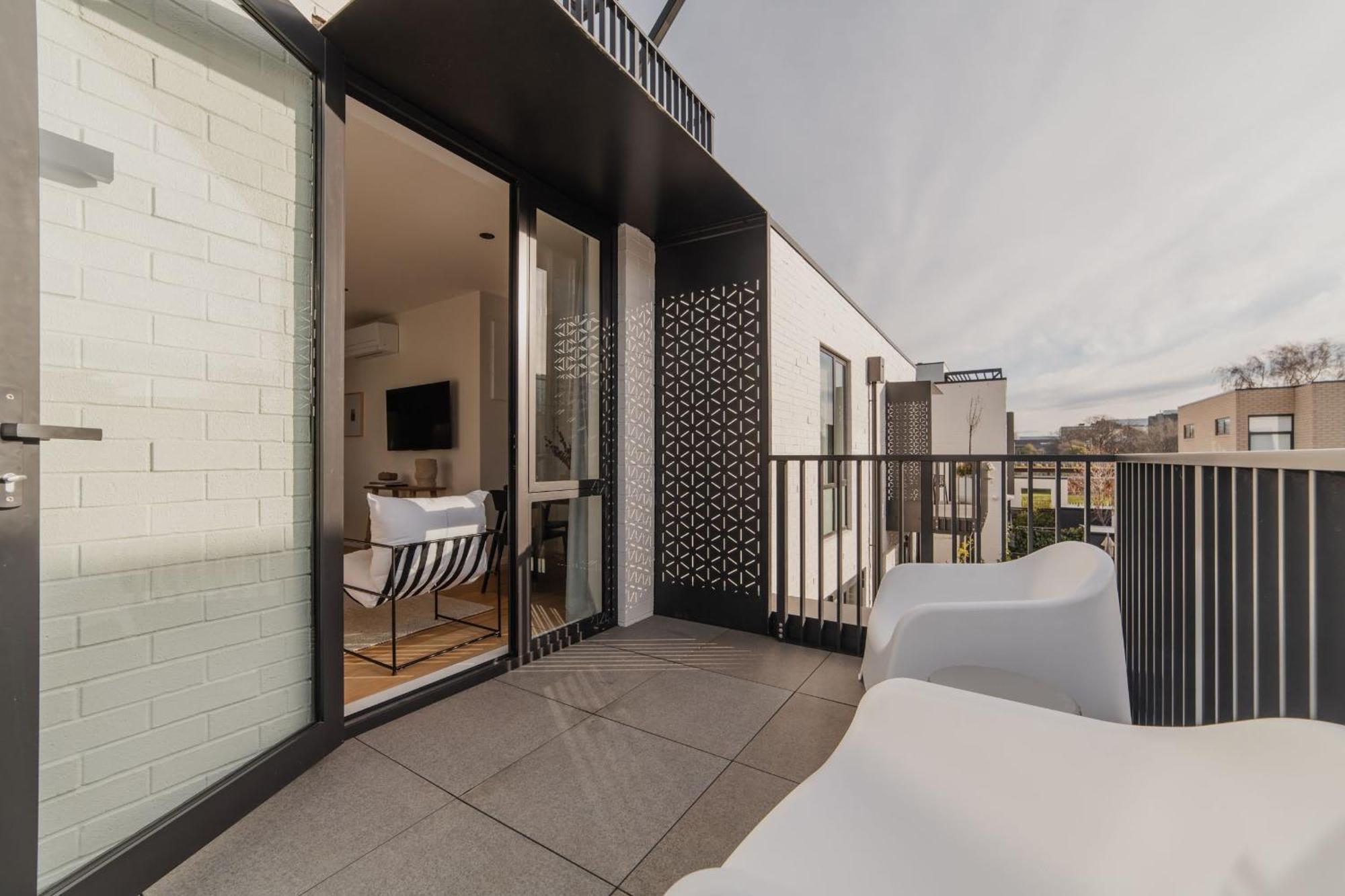 Villa Chic And Contemporary Living At Cambridge Terrace Christchurch Esterno foto