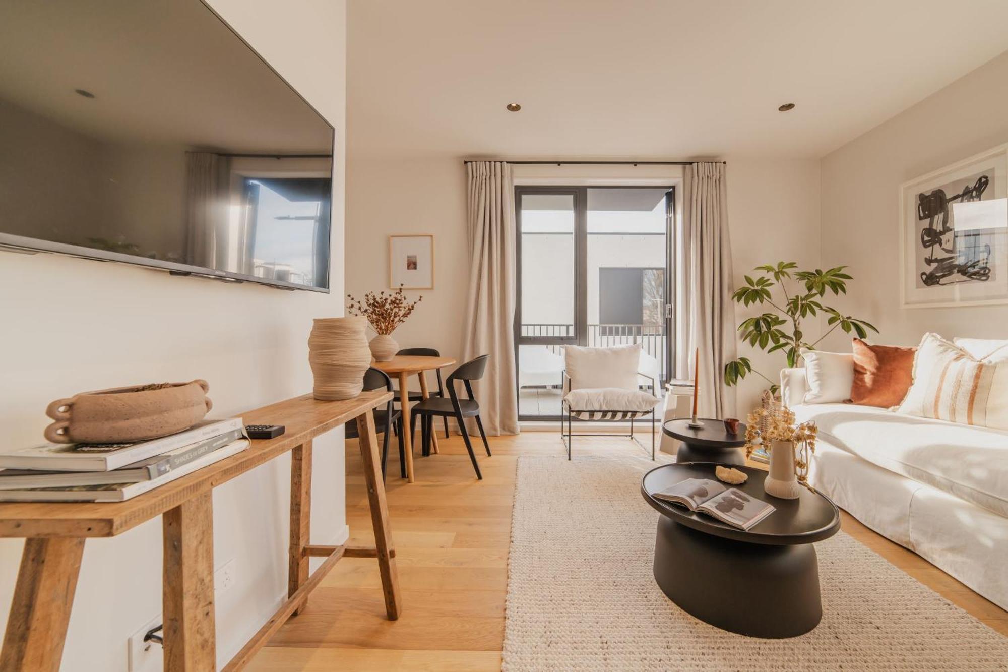 Villa Chic And Contemporary Living At Cambridge Terrace Christchurch Esterno foto