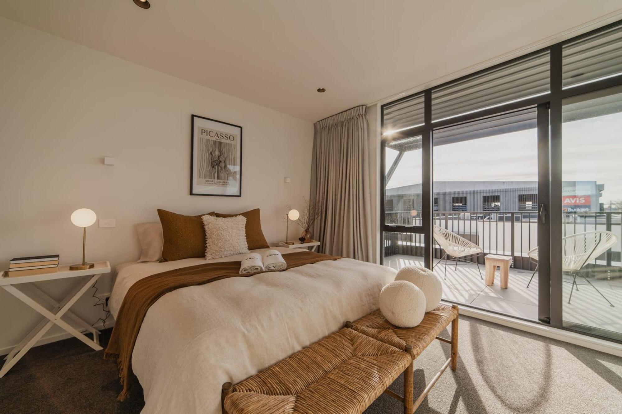 Villa Chic And Contemporary Living At Cambridge Terrace Christchurch Esterno foto