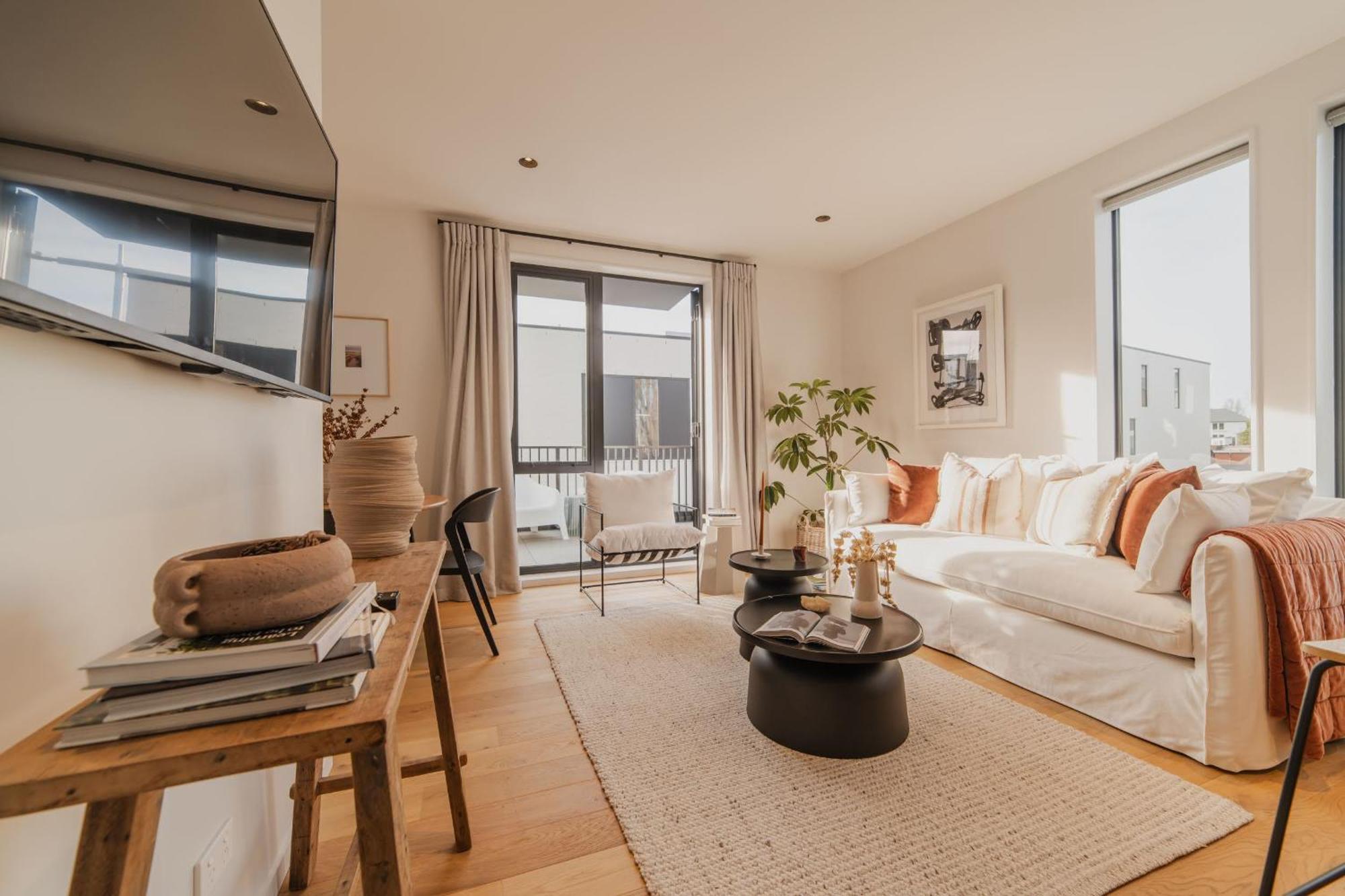 Villa Chic And Contemporary Living At Cambridge Terrace Christchurch Esterno foto