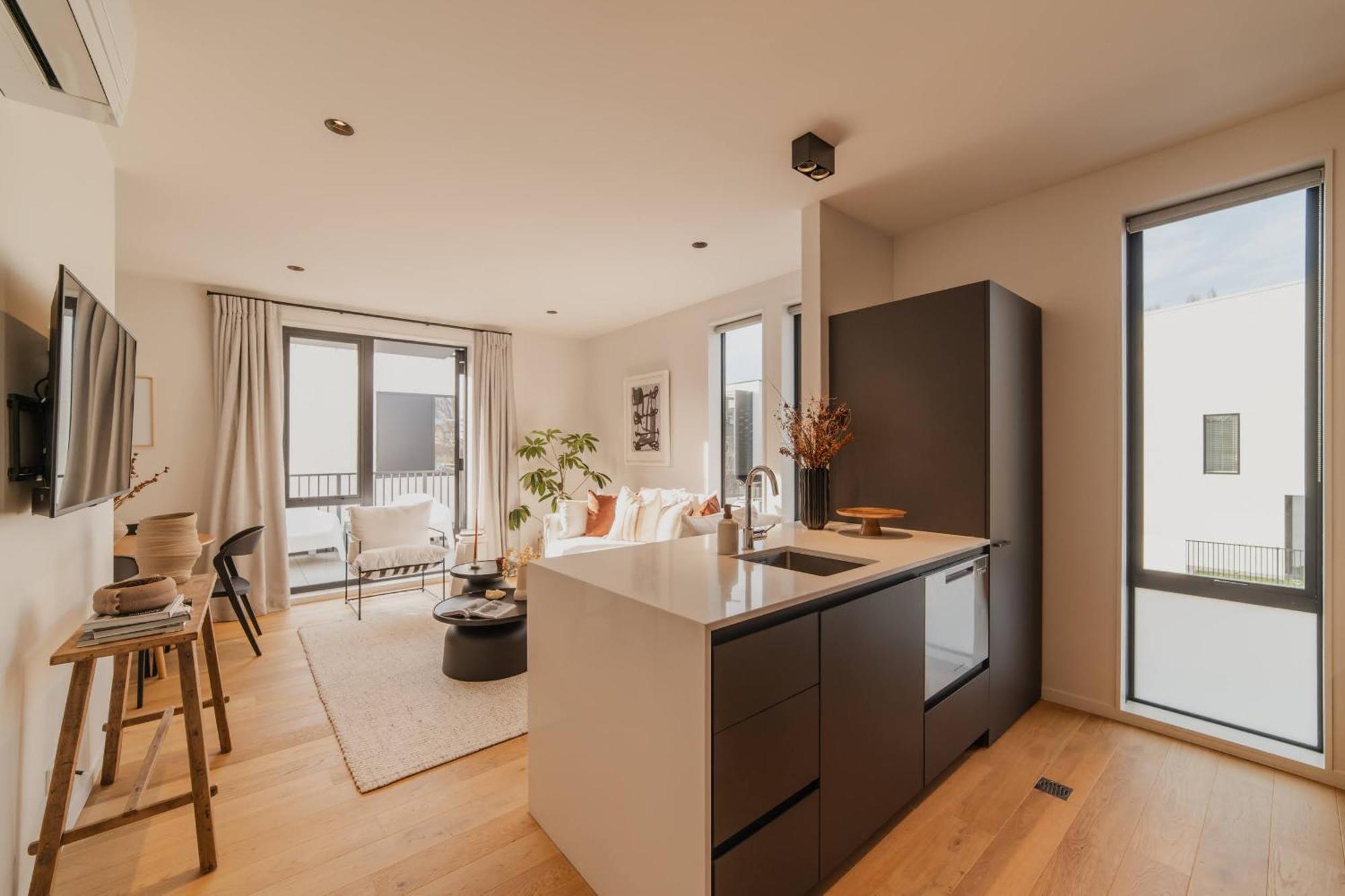 Villa Chic And Contemporary Living At Cambridge Terrace Christchurch Esterno foto