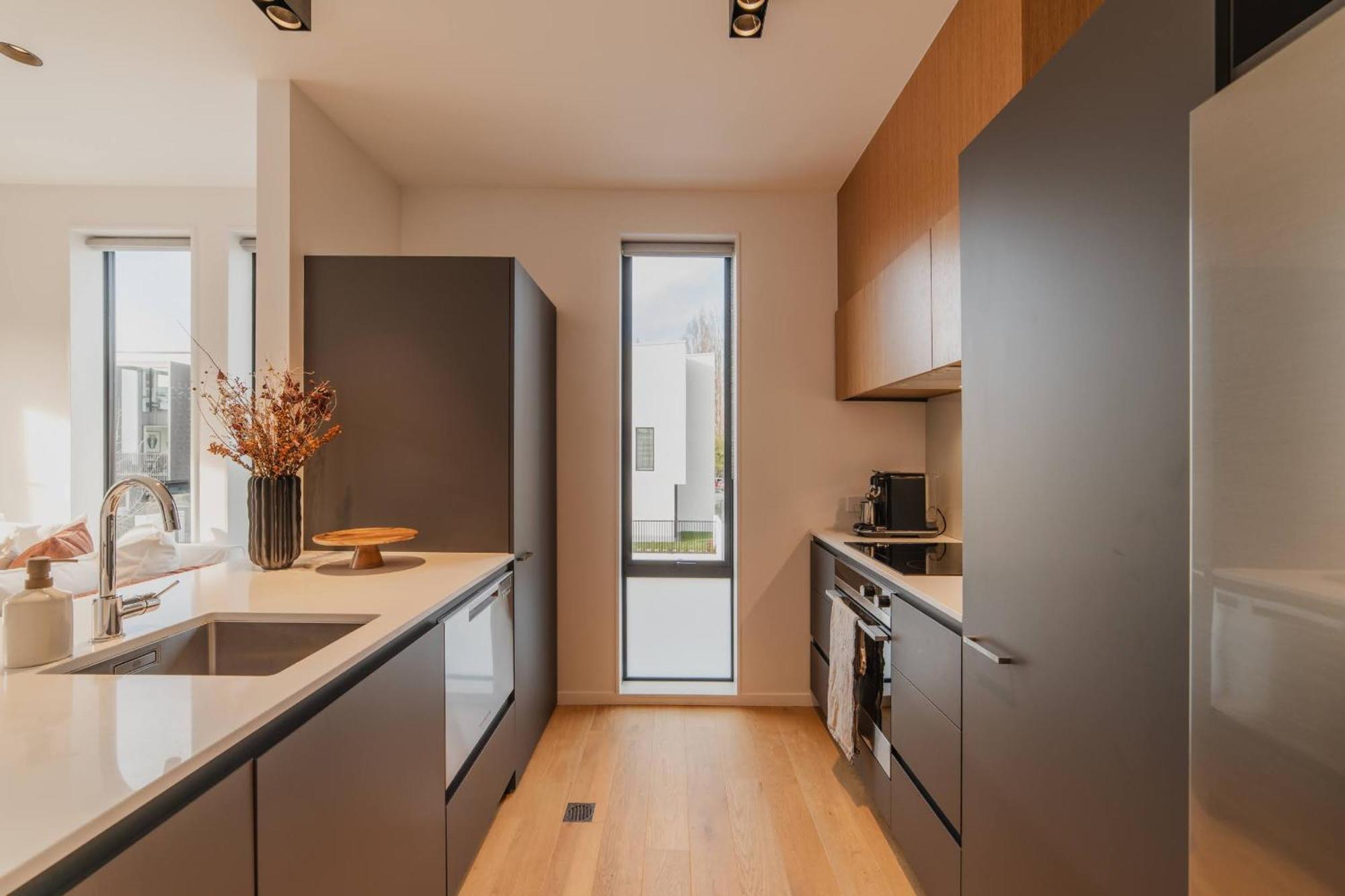 Villa Chic And Contemporary Living At Cambridge Terrace Christchurch Esterno foto
