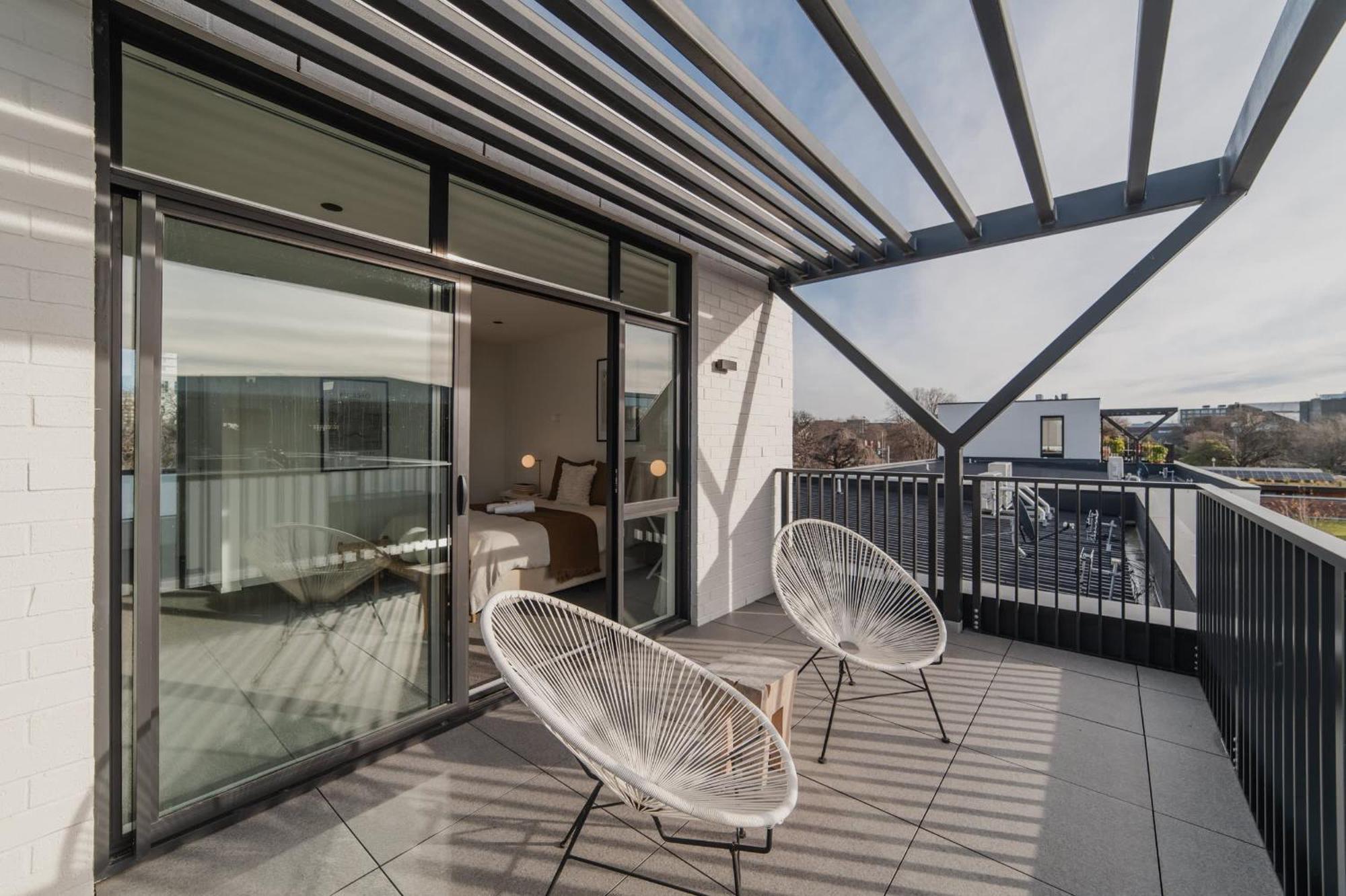 Villa Chic And Contemporary Living At Cambridge Terrace Christchurch Esterno foto