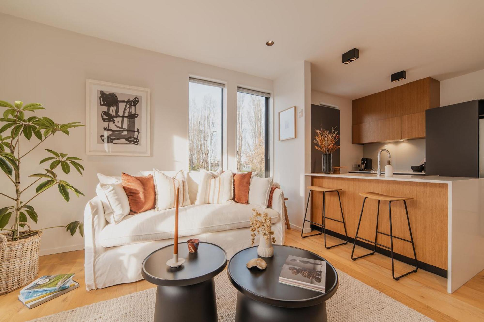 Villa Chic And Contemporary Living At Cambridge Terrace Christchurch Esterno foto