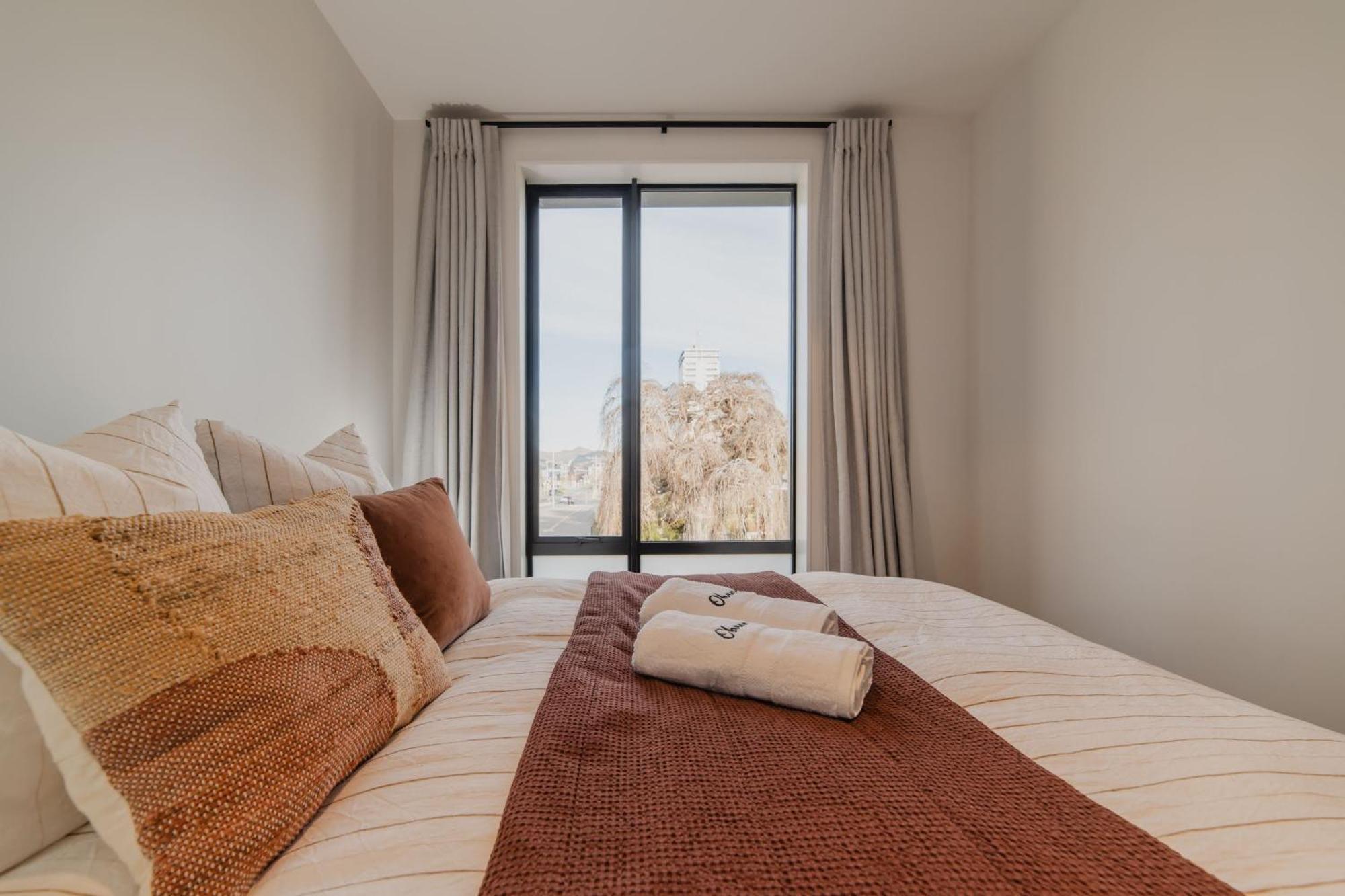Villa Chic And Contemporary Living At Cambridge Terrace Christchurch Esterno foto